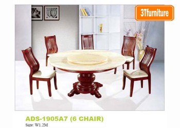 โต๊ะอาหารหน้าหินอ่อน ADS-1905A7